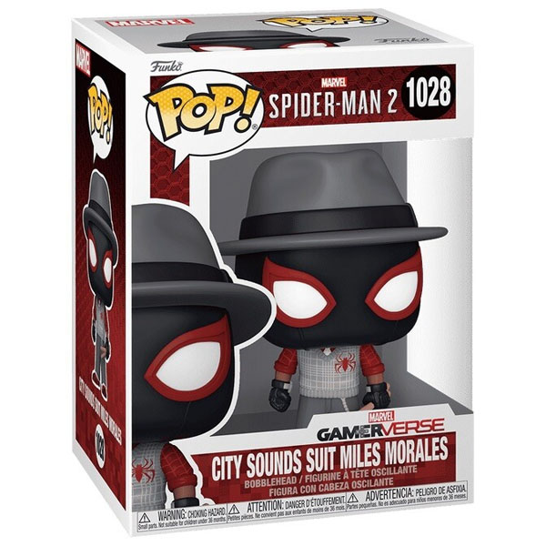 Funko POP #1028 Marvel Gamerverse Spider-Man 2 City Sounds Suit Miles Morales Figure